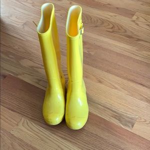 BAMBOO Yellow Rain boots